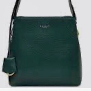 Radley London Duke Place medium compartment crossbody leather bag in pine needle